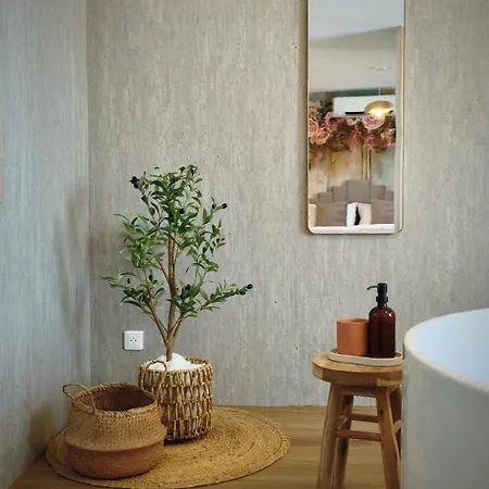 Le Nid Poudre - Romantique Baignoire Ilot Appartement