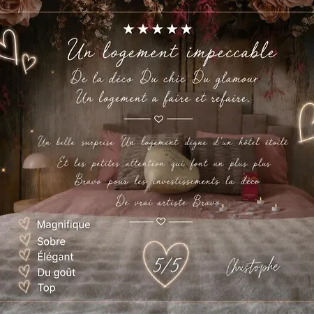 Le Nid Poudre - Romantique Baignoire Ilot Saint-Eulien